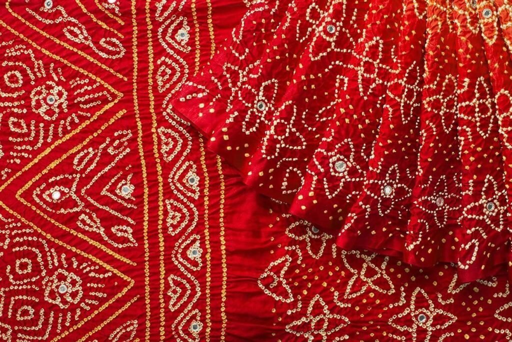 bandhni sarees for wedding latest designs 2026